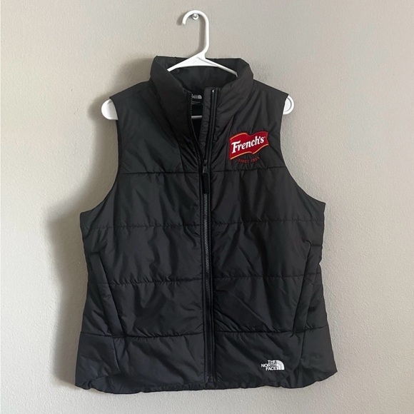 The North Face Jackets & Blazers - The North Face Women’s Black Puffer Winter Vest Large‎ French’s Logo